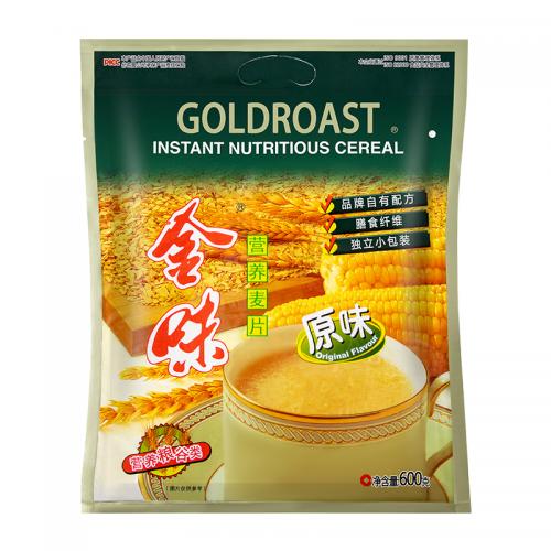 金味冲饮麦片原味营养麦片600g